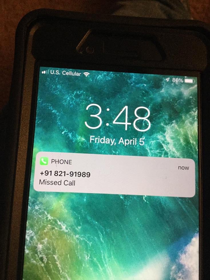 This is the Second Time i received this call, From India. I do not Answer, Never.