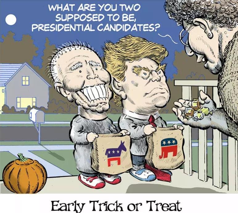 The most frightening Halloween vision.