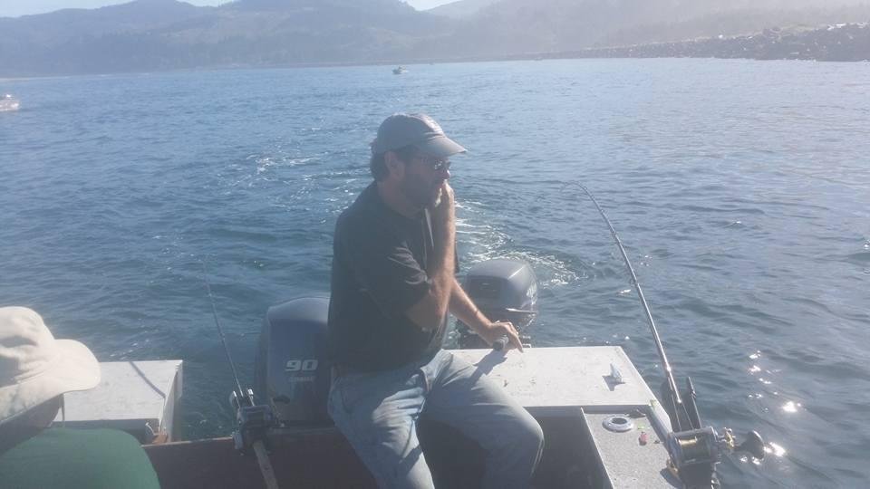 Eric Williams driving his new boat.....