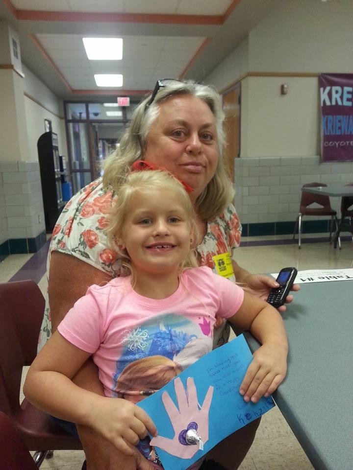Happy Grandparent's Day, Nana. At Kriewald elementary school.