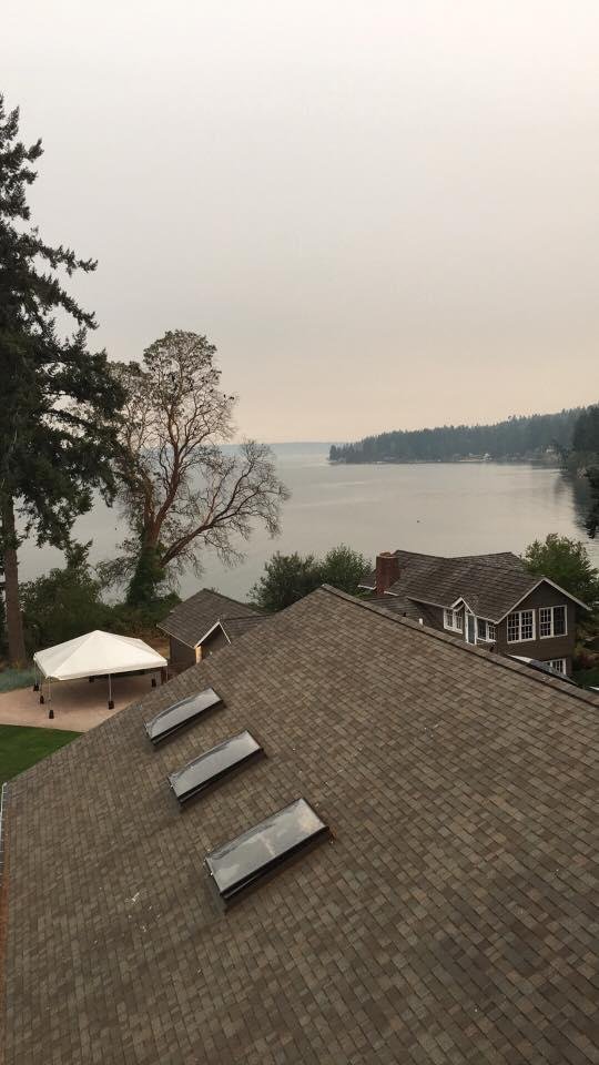 Little smokey here outside of Seattle from the fires!