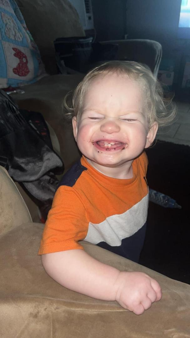 Happy birthday to my great grandson, Anakin Parker Boudreaux. Can't believe you are two already. Love you.