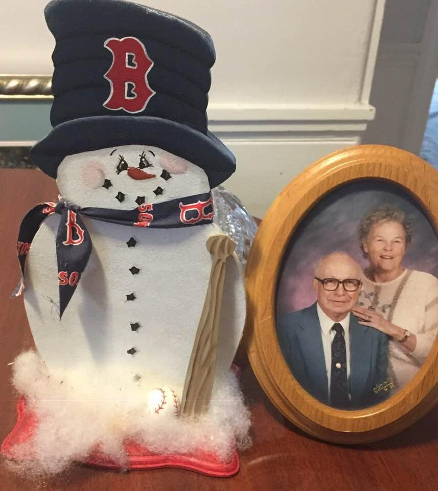 My parents were, no doubt, looking down and cheering the Red Socks win!