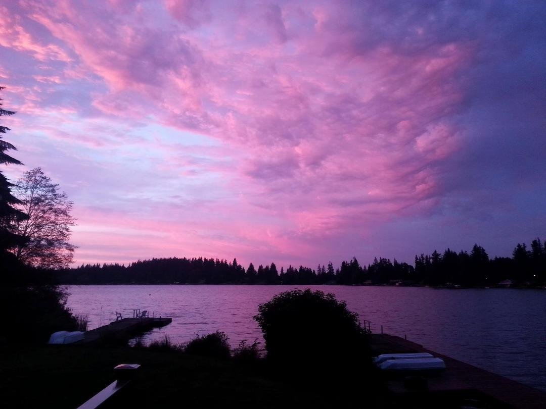 This is my photography picture I am going to exhibit at the fair. It is called "Lake Shoecraft Sunset"