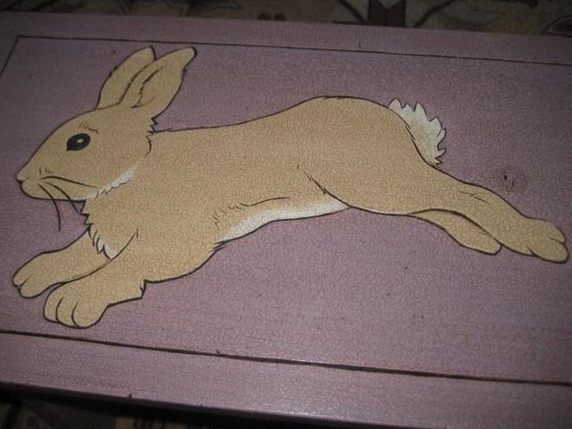 Carved and then painted