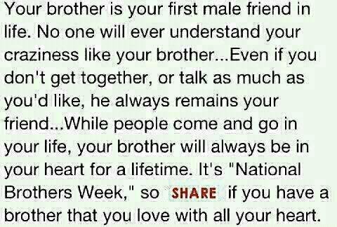 I admire my big brother Joseph Bissonnette