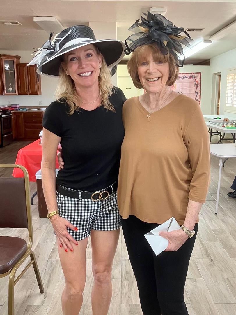 Fun times with Shantay Gattis at our community Derby party 🐎👒🏆