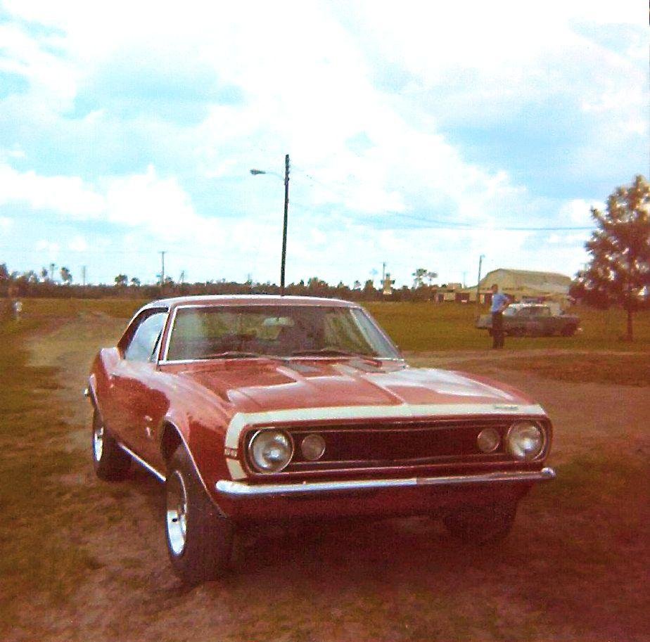 This is my 1967 375hp 396 SS Camaro. Thanks to Adam for getting the color back in the 49 year old Polaroid picture.