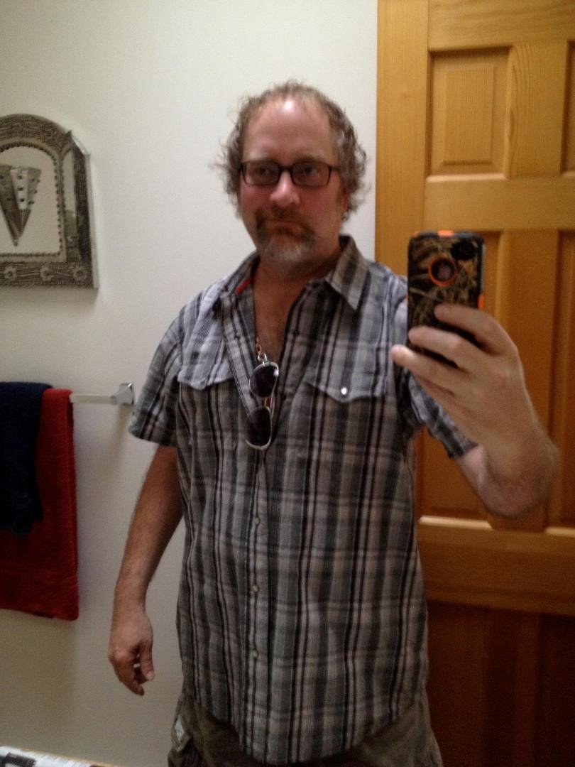 obligatory self portrait. Sorry. No Duck Face.