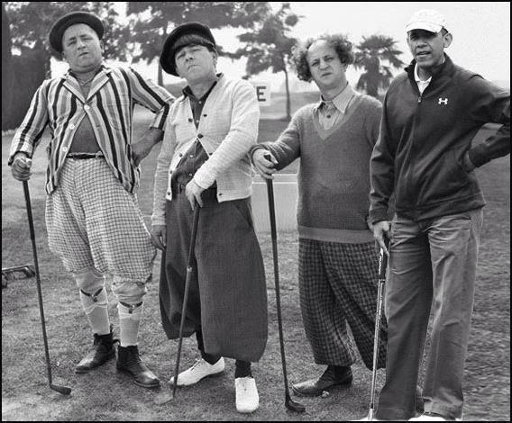 Moe, Larry, Curly and Obama?