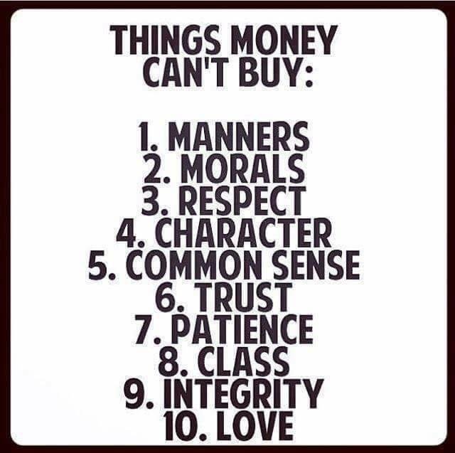 some people think it is all about money.