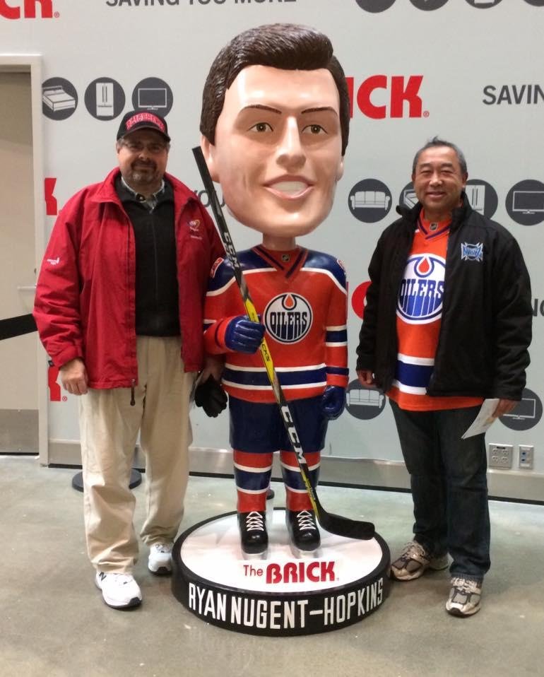 #BRICKBESTSEATS. @TheBrick @EdmontonOilers. Me, Ken and the Nuge. It's game time.