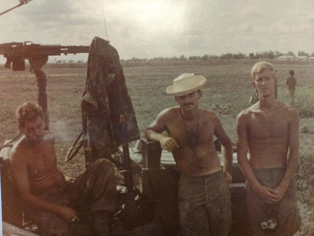 Posted by my Melinda yesterday - "This is a picture of my Uncle Richard in Vietnam. He is the soldier all the way to the right. Every soldier in this picture gave his life to protect our freedom. Happy Memorial Day. Rememb