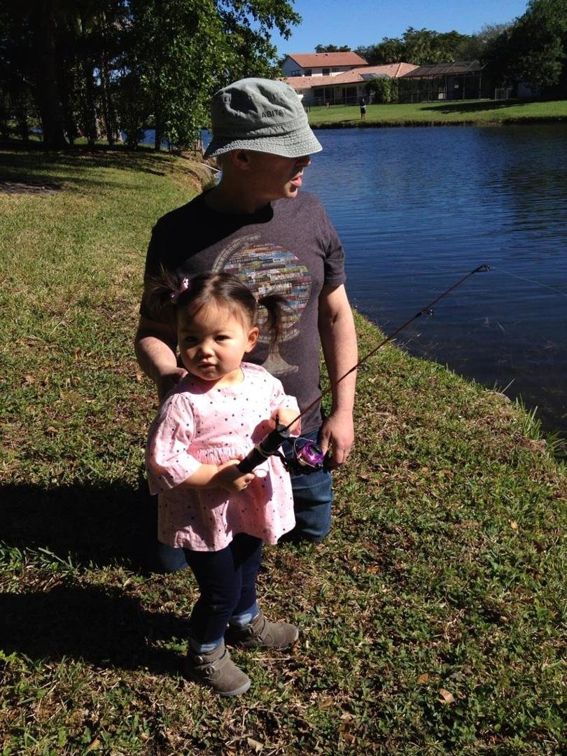 Fishing with daddy