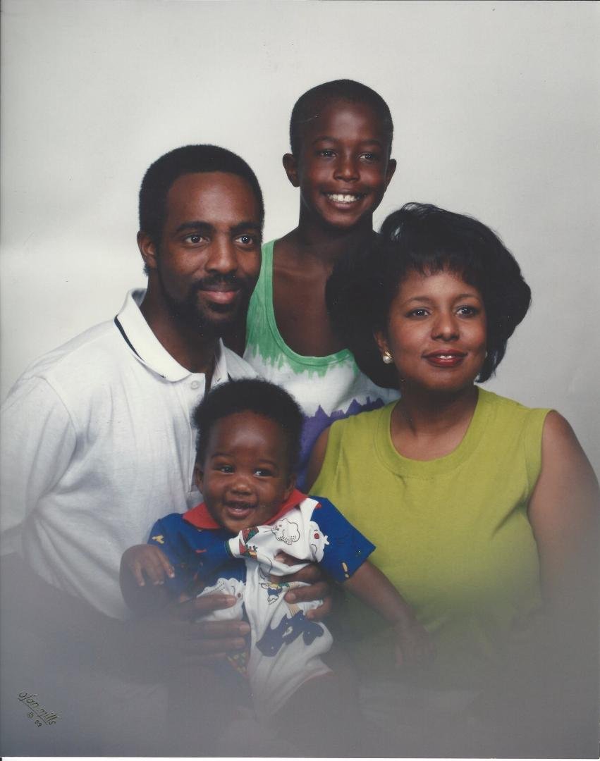 Flashback Friday with wife Vanessa and our sons Matthew (at top) and Landon