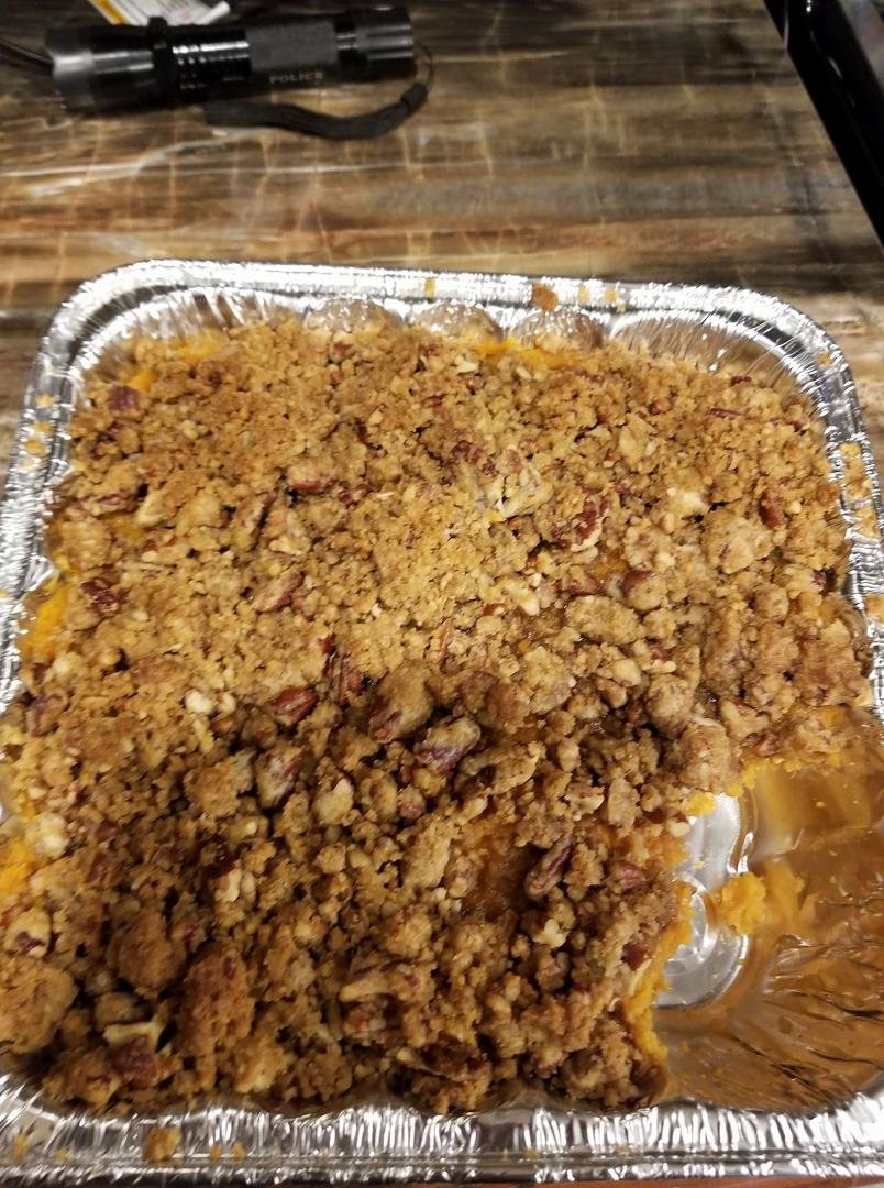 1st attempt at sweet potato casserole