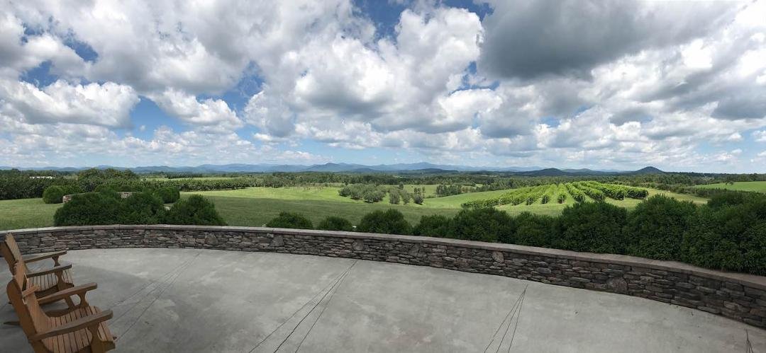 Great lunch at Chattooga Belle Farm. Outrageous view of BlueRidge mountains. Great distillery also.