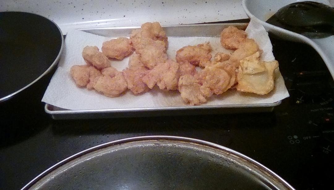 Home made fried shrimp for suppa..yumm!