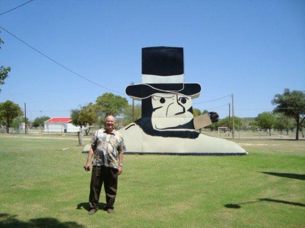 Lee at Alley Oop Park in Iraan, TX.