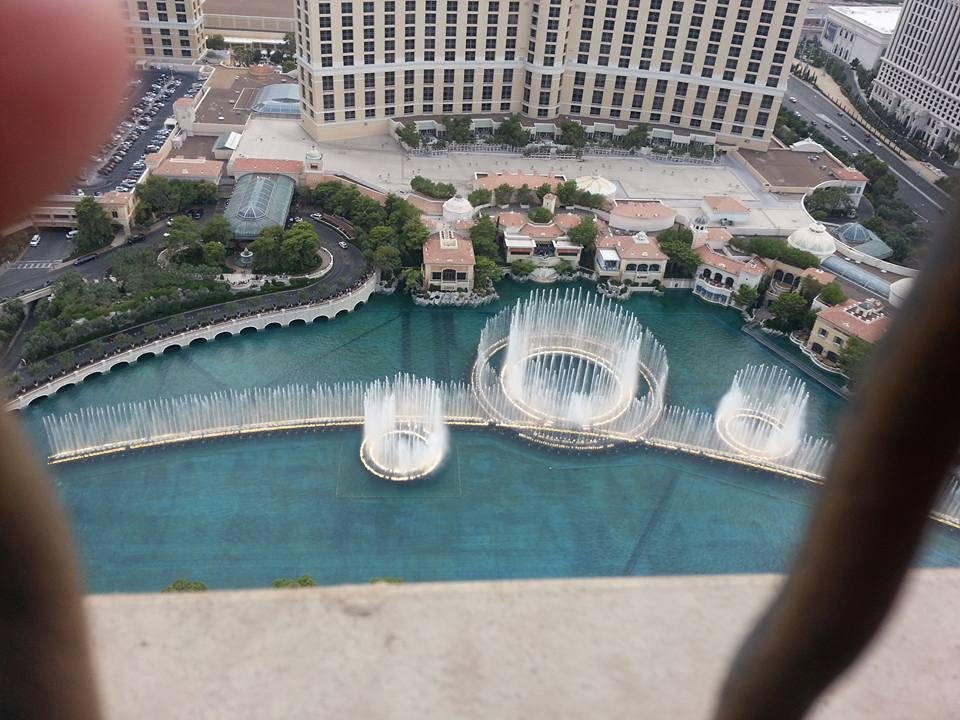 View from the Effel Tower Las Vegas