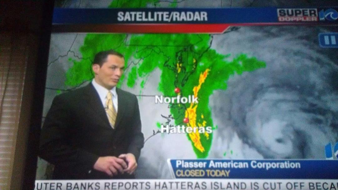 Almost in the eye of the storm...May God Keep Us safe from this storm!!