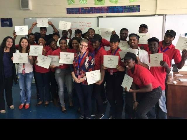 This is a class I recently taught in Lagos on Food Safety.  Great class all proudly displaying their certificates.