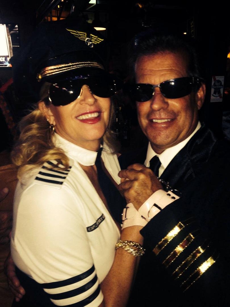 Had a great time with my queen on Halloween nite .