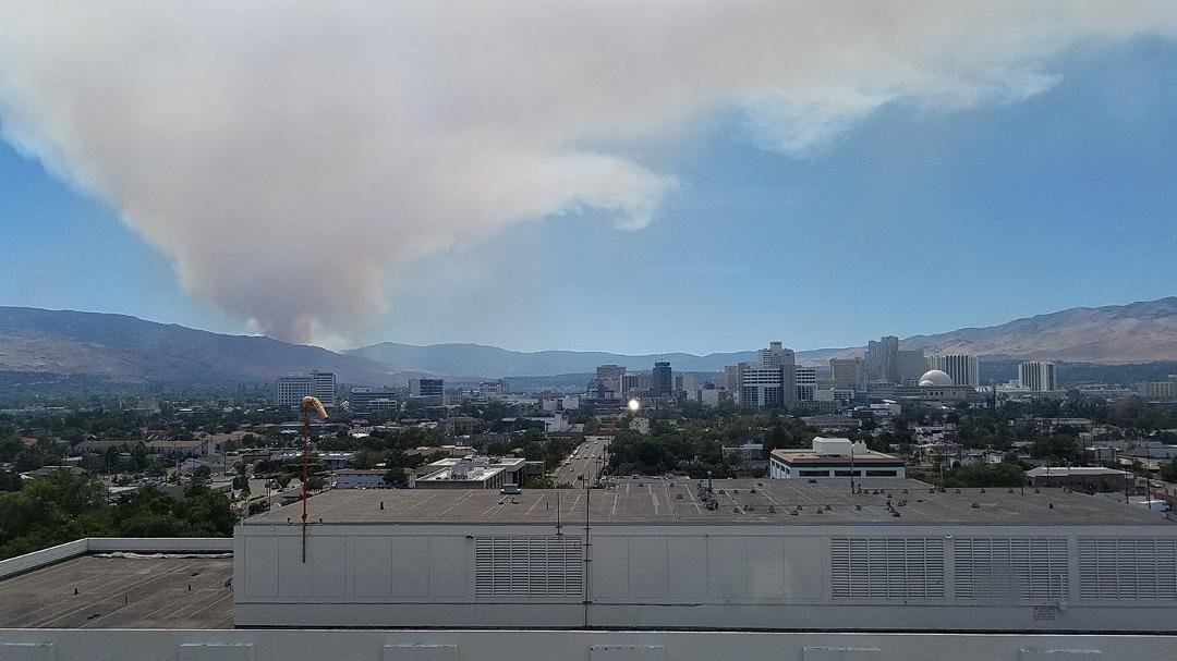 Farad fire from the 7th floor of my work.
