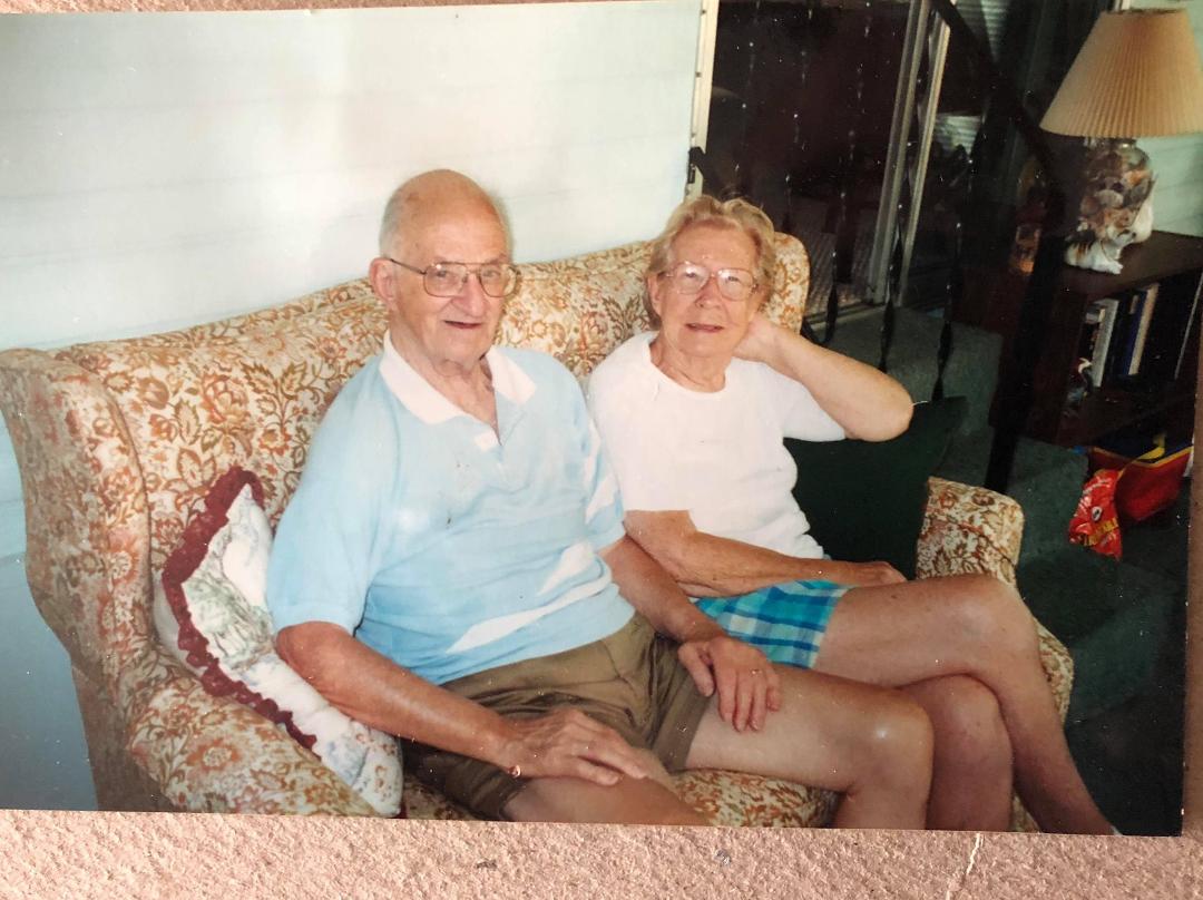 My mom and dad 17 years ago