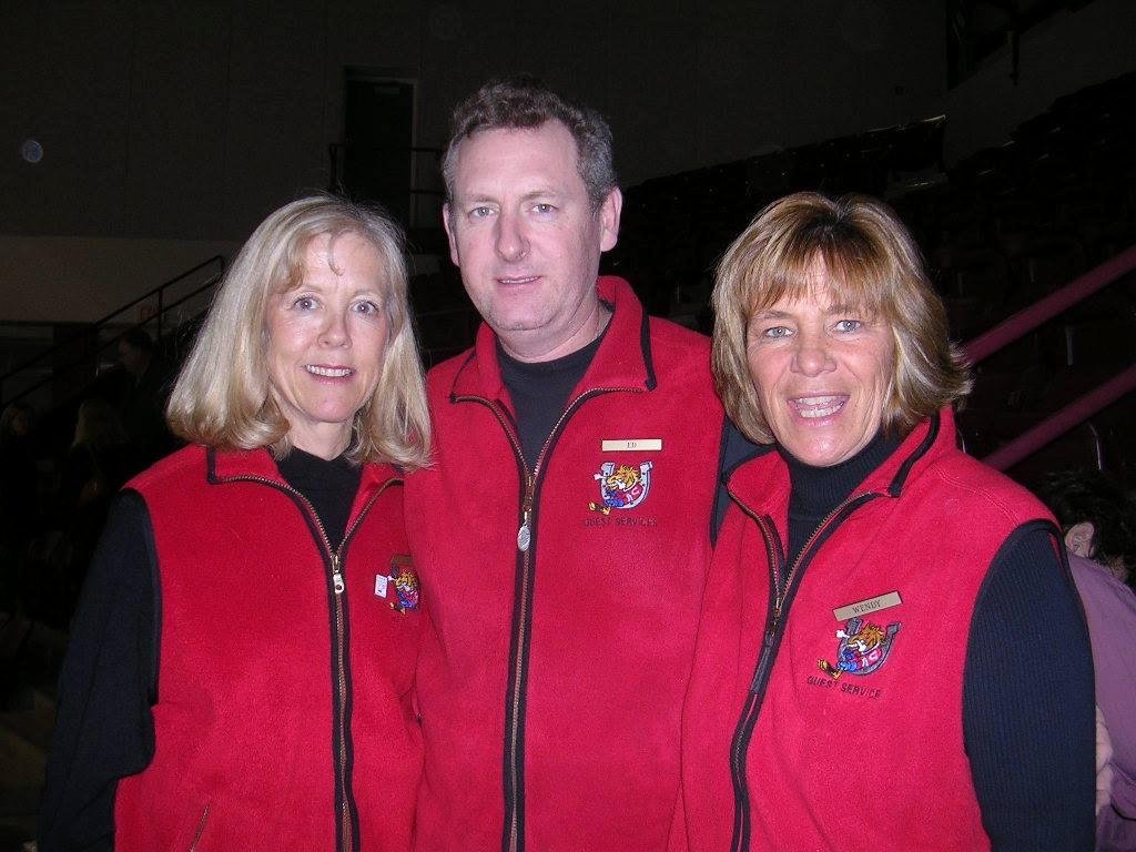 Ed, Wendy and I in our older vests at the BMC!