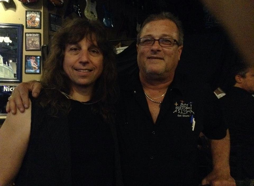Dino and I , THE DRUMMER FROM PLANTINUM!!!!!!