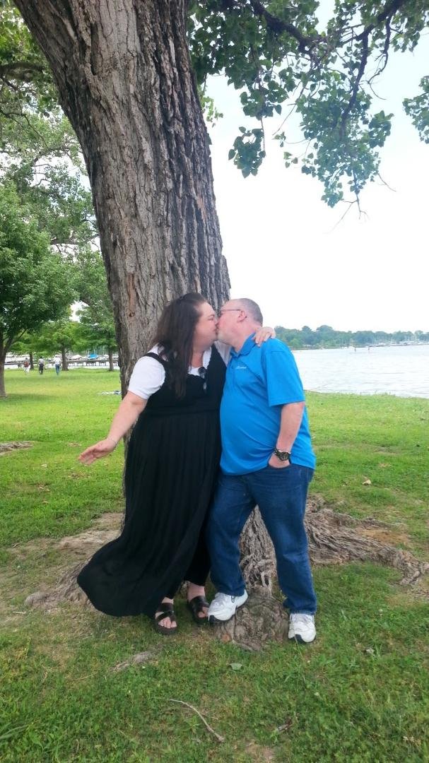 Happy Anniversary to my true soul mate, Kandy Vale Corder, who's been my wife for 42 years today! We took this picture a few weeks ago at White Rock Lake under the same exact tree I proposed to her under in 1971, then we go