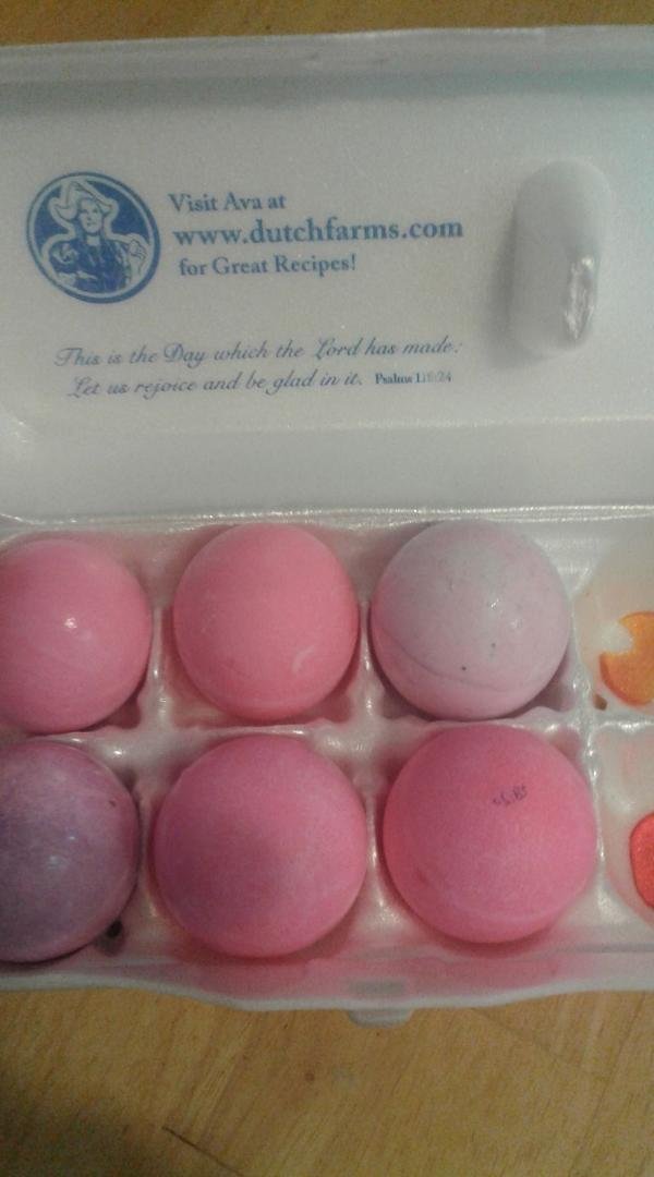 My dad and I split a dozen eggs....we used just a couple tablets