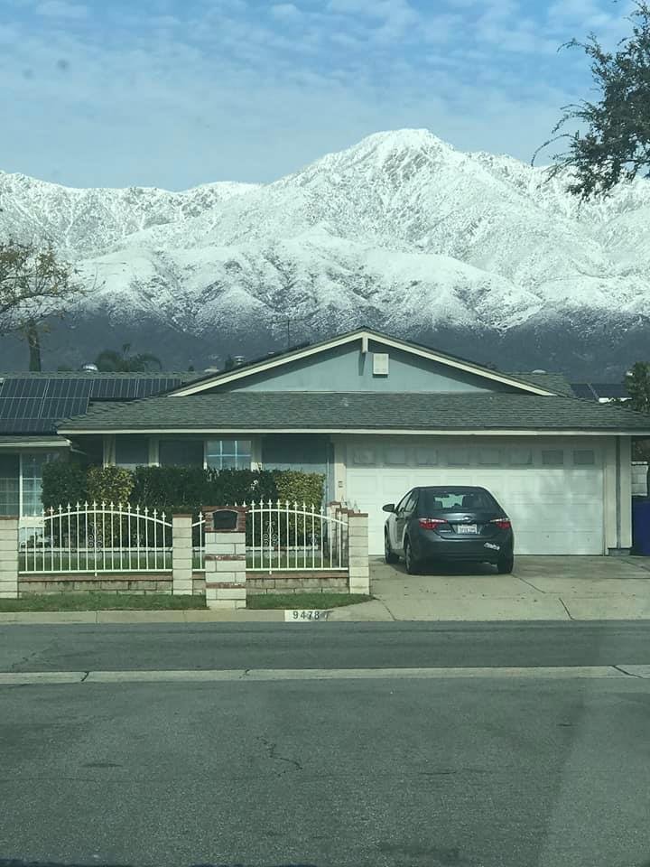 The view a block from our house... Close enough to see, far enough not to shovel!!!!