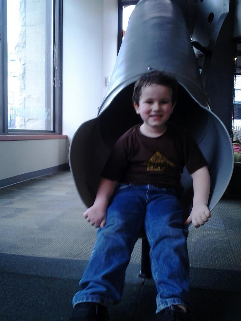 He loves slides