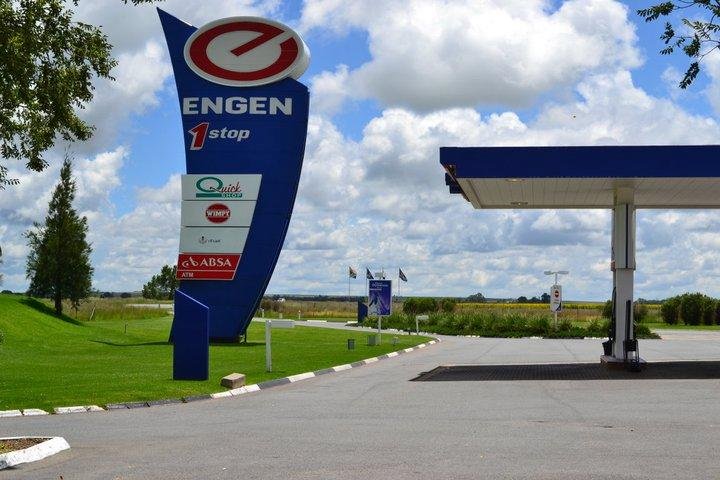 A Typical Service Station along the N1. They pump gas,air,oil.