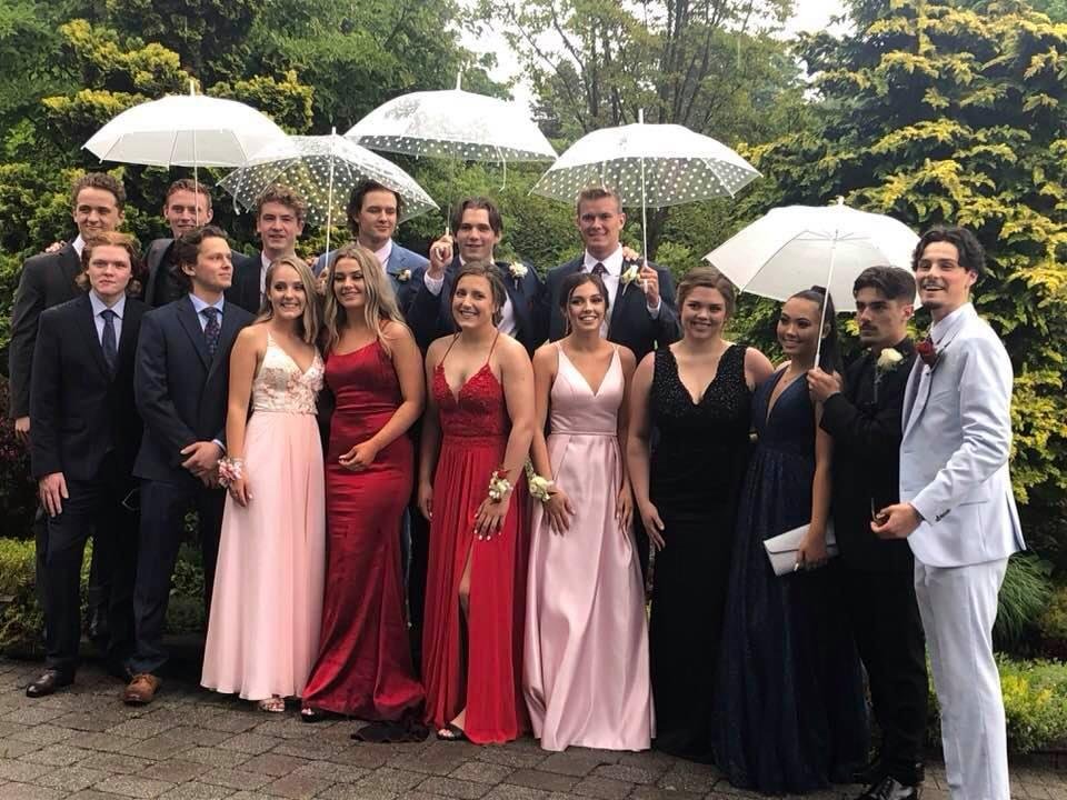 Some of Alex's classmates - Grads 2019