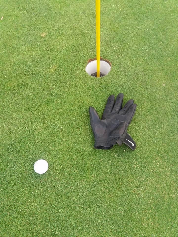 Oh yea, 4th - par 3 at Simi Hills... Missed it by that much!
