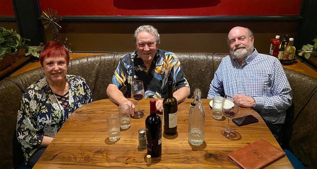 Had a delicious dinner with dear friend John Beresford