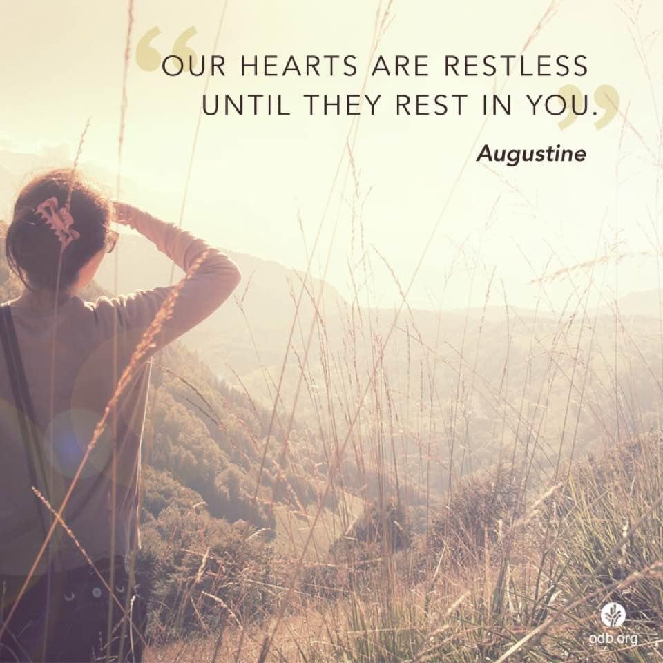 Our hearts long for God, our true home!