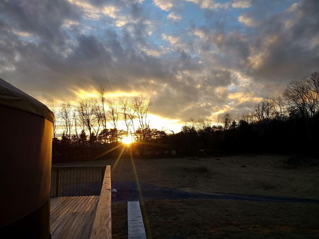 Good Evening Everyone! 
Sunset over North Mountain.