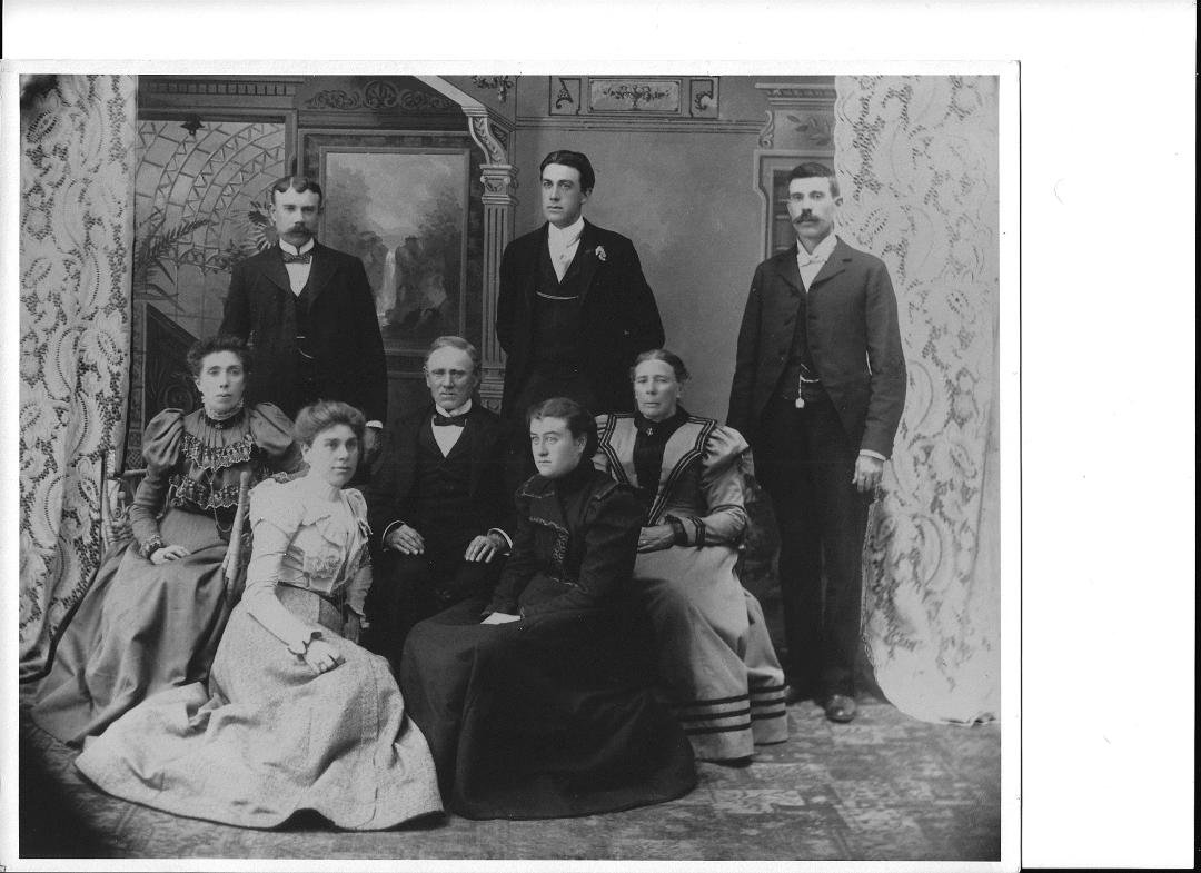 Sally, This is the picture of the Mahoney family. Top: John, Patrick, Timothy (this would be your great grandfather married to Hattie Morris) Sitting: Mary Helen, Cornelius (your great great grnadfather) Anna, Honora (your