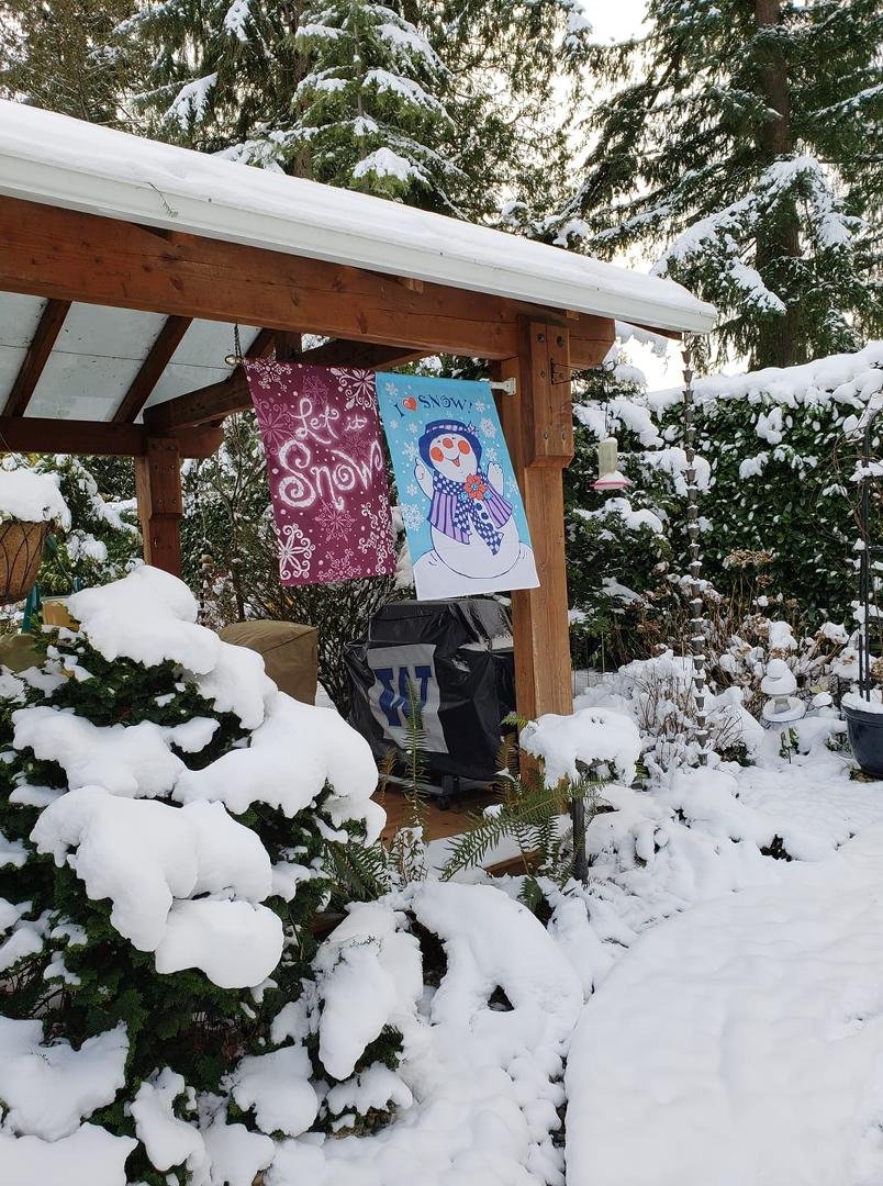 Does Gerda get the credit or blame for the snow? ;-)