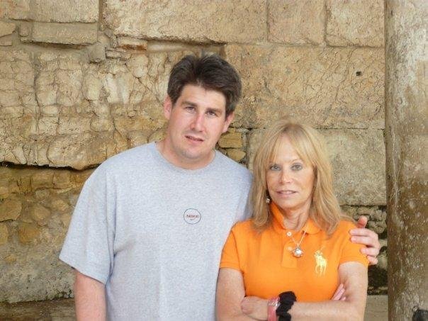 My oldest son David and my wife Sharon at the Westen Wall.