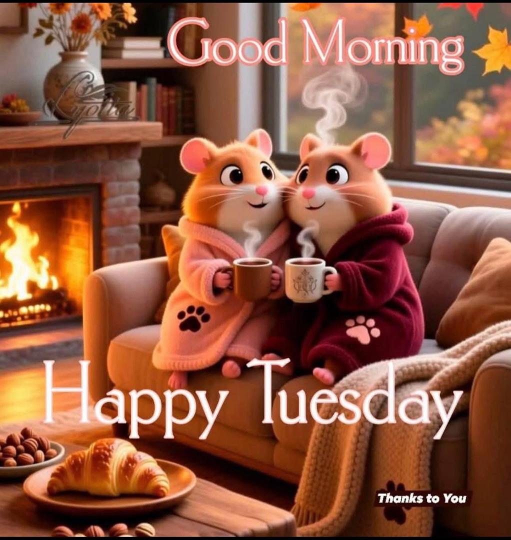 Happy Tuesday!!! Have a great day!