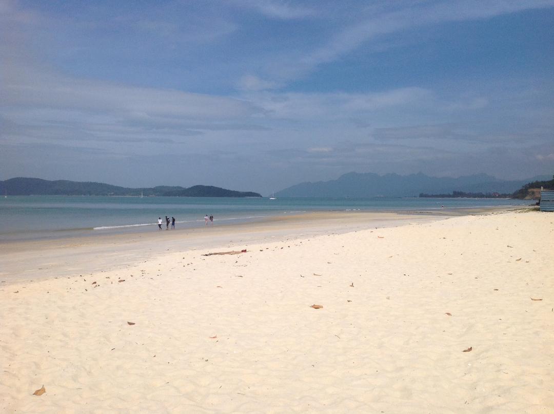Hello from Lankawi,Malasia, it's hard work walking on hot sand everyday.