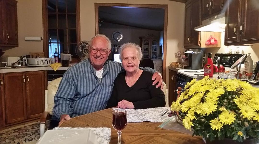 Dad and I visiting cousin Karen in Kentucky