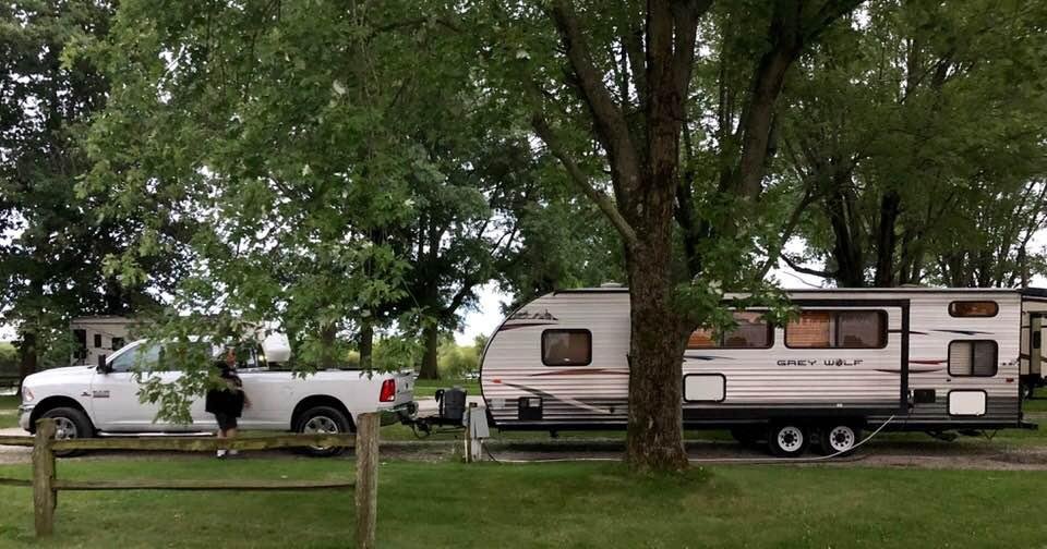 Getting ready to leave Casey RV KOA