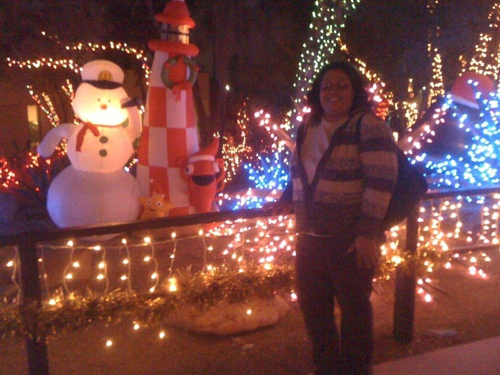 Me and the snowman(: