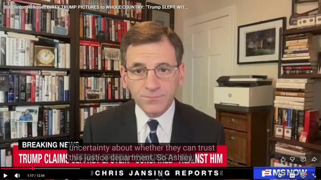 UNCERTAINTY?
The Clarity of Corruption with this Justice Department leaves NO room for interpretation.
PRESSPASS FROM A CRACKERJACK BOX!
We are pleased to welcome to the show Mr. Peter Baker. MS Now Contributor and jackpot